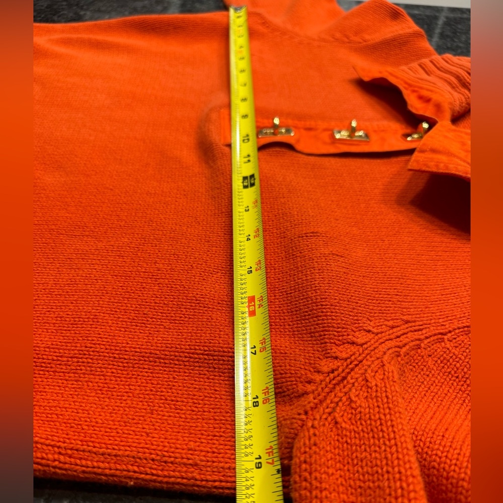 Lauren Ralph Lauren women’s large orange sweater - Picture 8 of 14